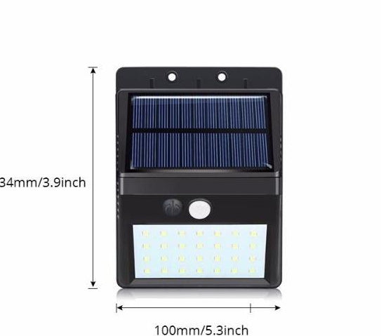 LED solarna svetilka s senzorjem 5 kosov