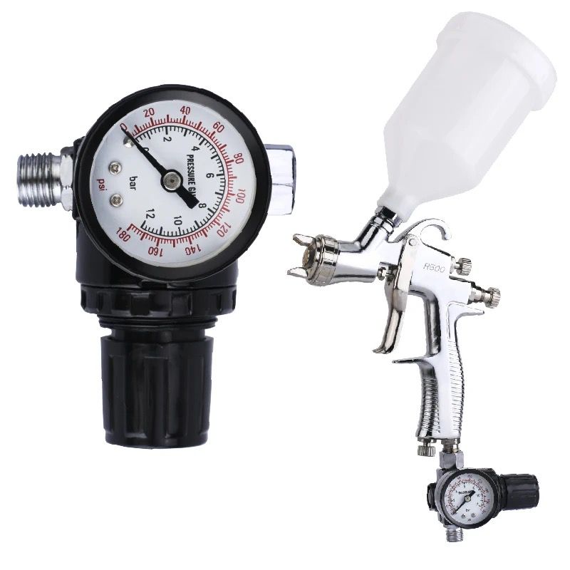 MULTI SET KOMPLET ZA BARVANJE IN LAKIRANJE 3 ŠOBE-MANOMETER-FILTER