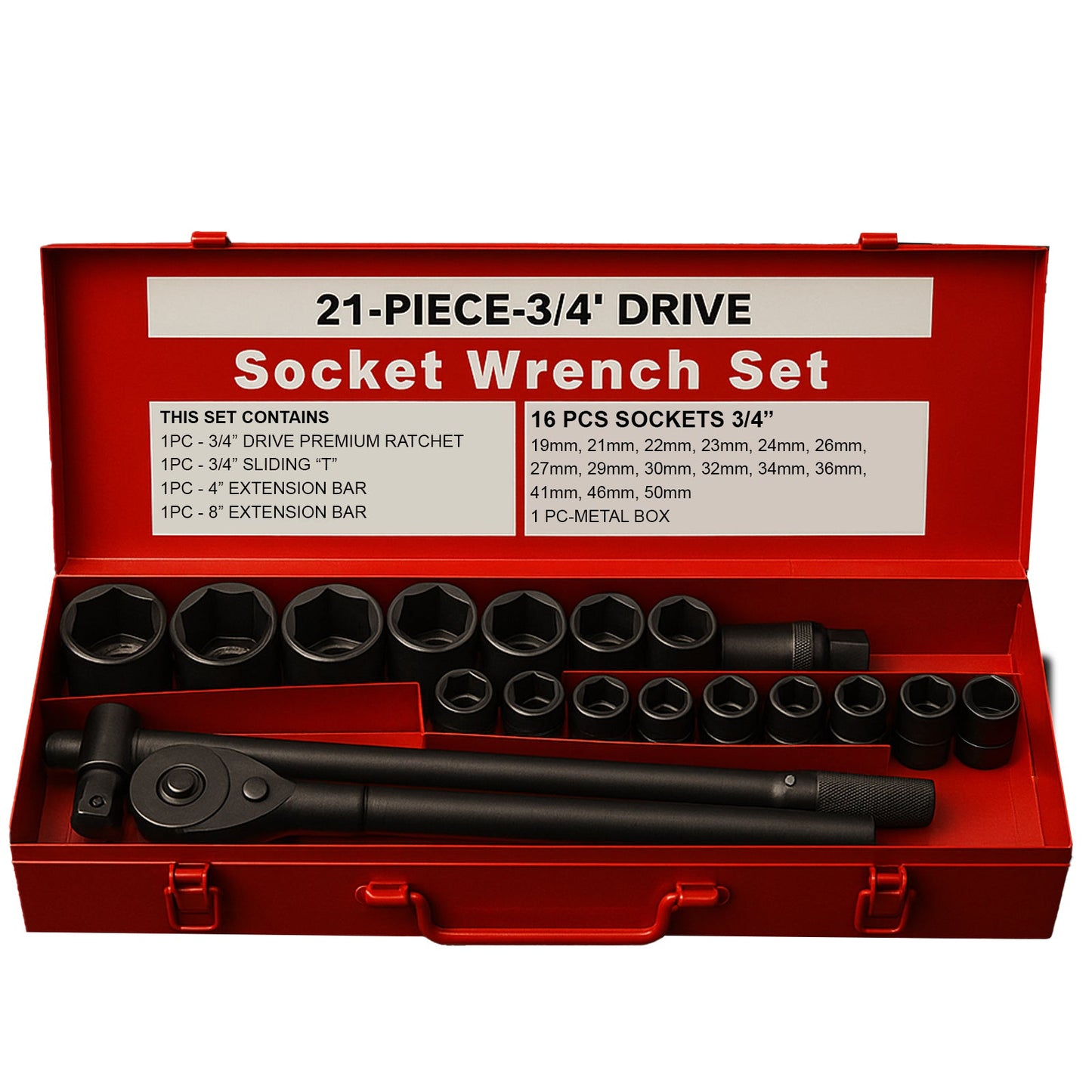 Udarni nasadni ključi 8–32 mm 1/2"