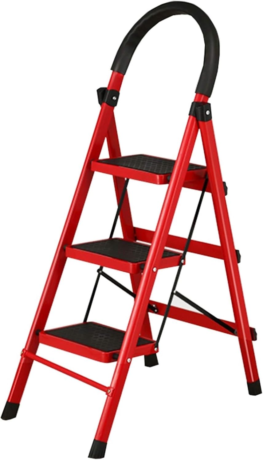Premium zložljive aluminijaste lestve - 3 stopnice