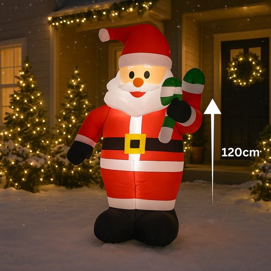 NAPIHLJIVI BOŽIČEK 1,2 M, KI SE SVETI