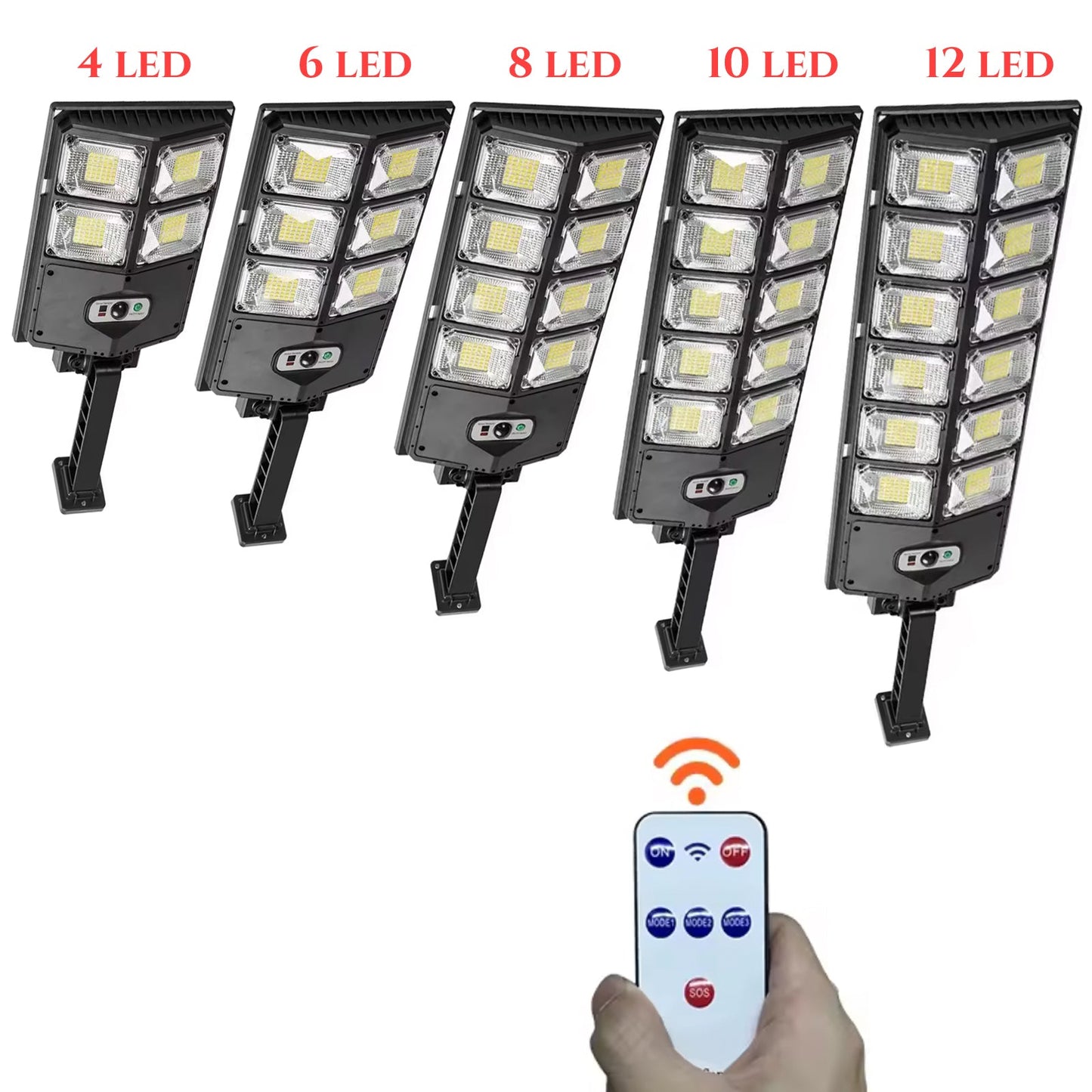 Solarna LED svetilka z daljinskim upravljanjem