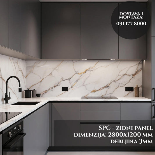 Dekorativna plošča - Gold mramor