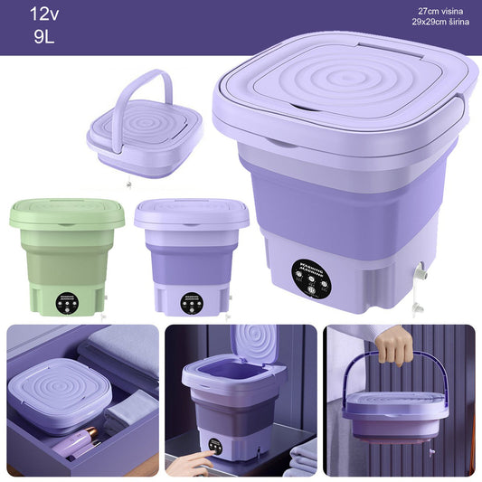 Mini zložljivi pralni stroj 9L