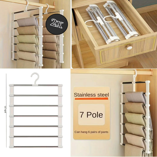 Eleganten obešalnik za hlače x2