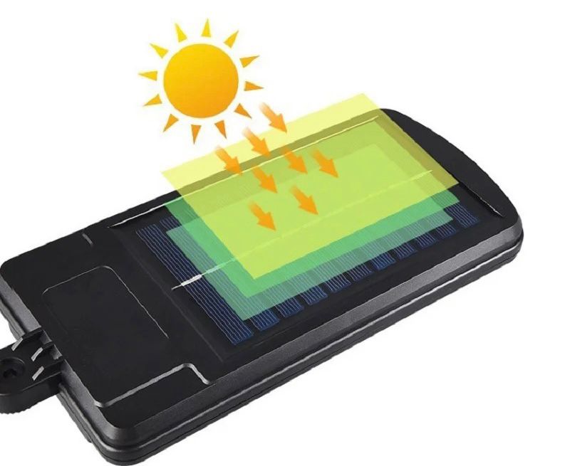 SONČNI REFLEKTOR S SENZORJEM S 120 LED LUČKAMI Z DRŽALOM IN DALJINSKIM UPRAVLJALNIKOM