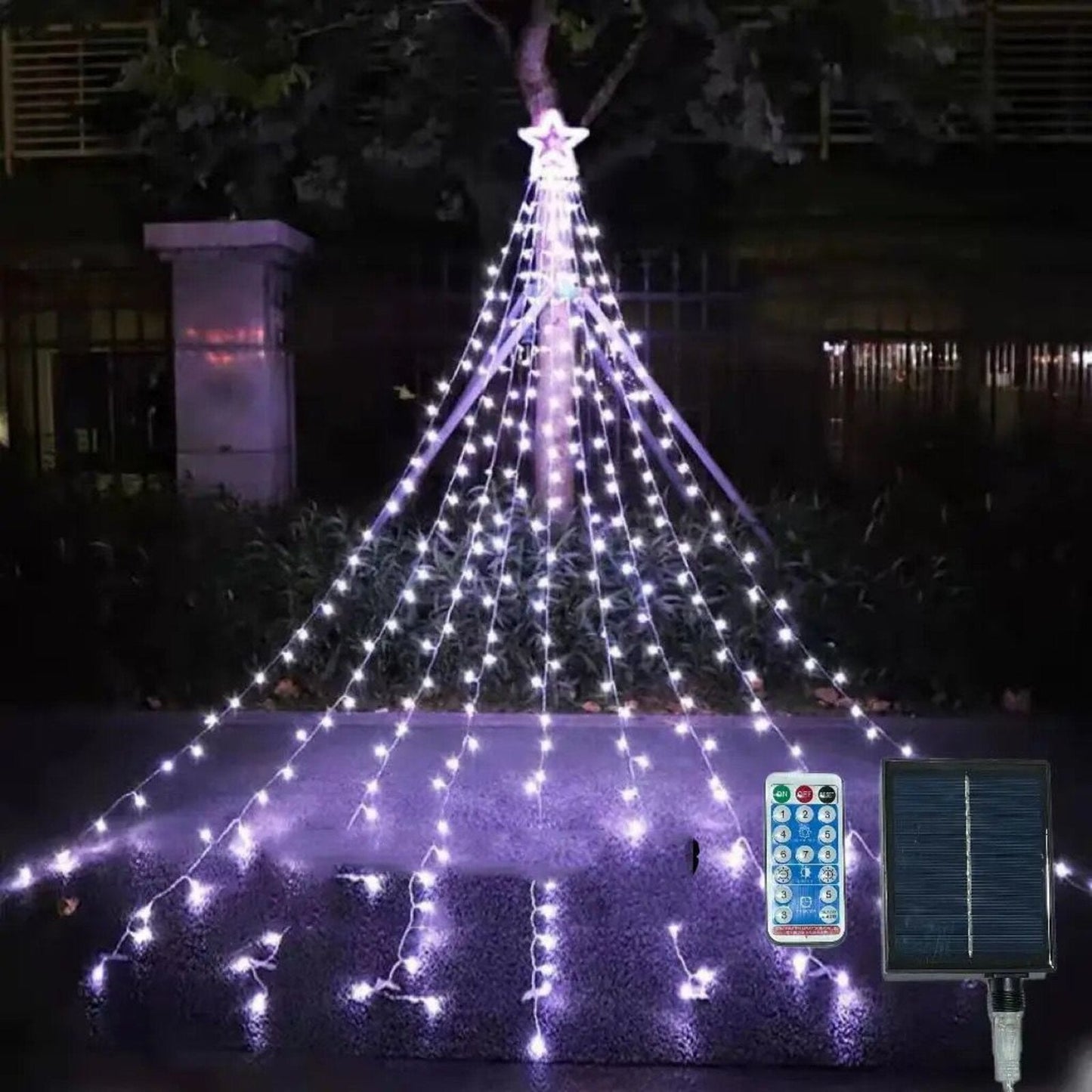 SUPER ZVEZDA Z LUČKAMI ZA BOR 3,5 M