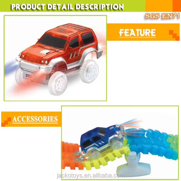 Magic Neon trkaća staza - 212 dijelova