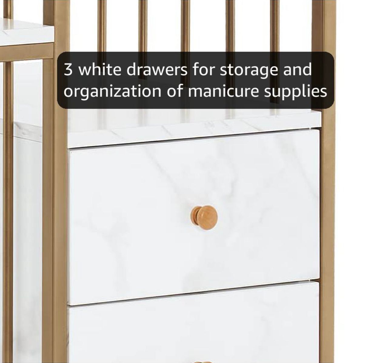 Toaletna mizica Gold