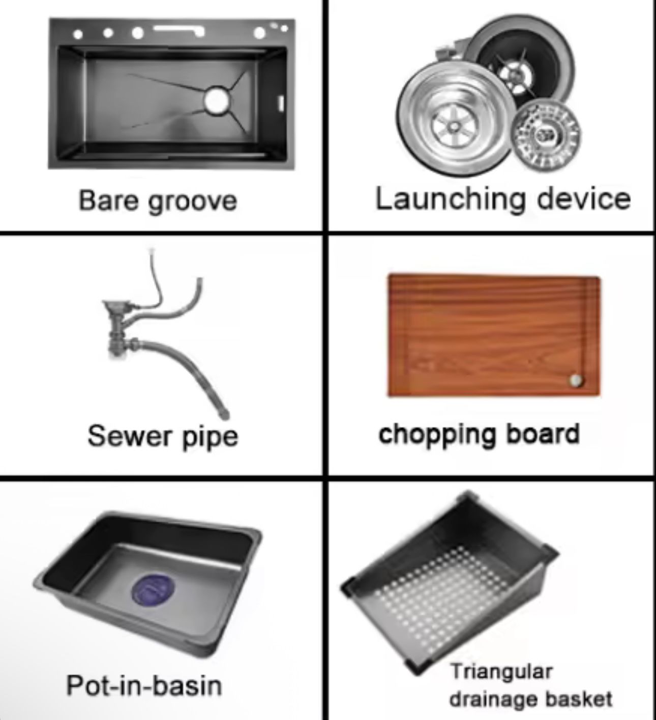 Premium kuhinjsko korito 5v1