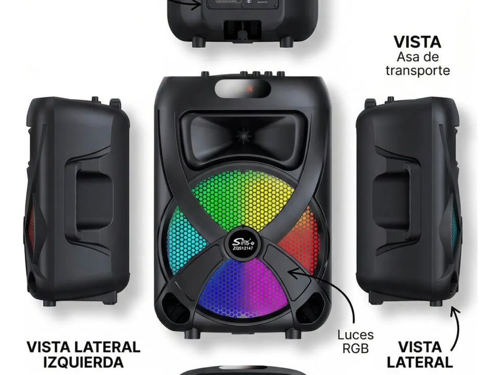 SuperBass 6000W Party zvočnik