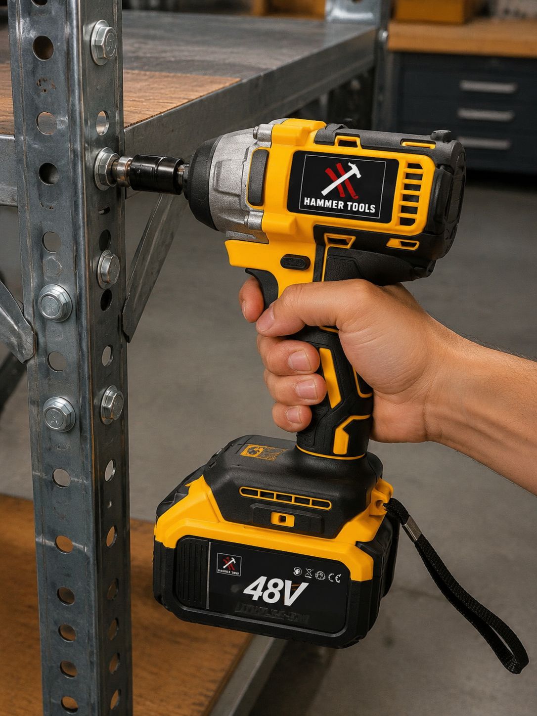 HAMMER TOOLS – Akumulatorski vrtalnik in udarni vijačnik 48V, X2 bateriji