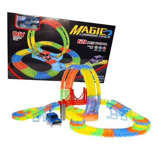 Magic Neon dirkalna steza – 212 delov