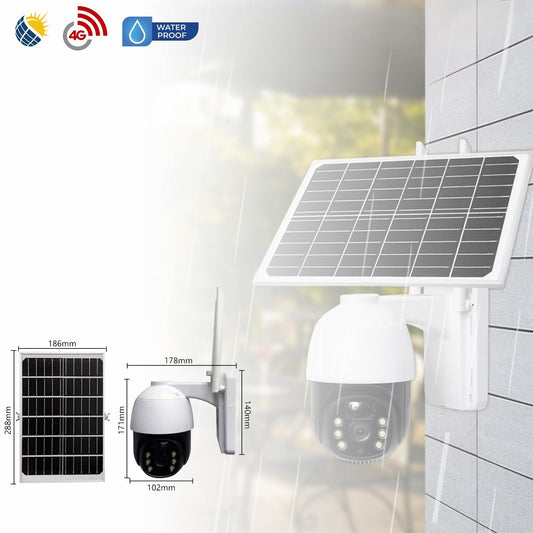VARNOSTNA KAMERA S SONČNIM PANELOM 4G