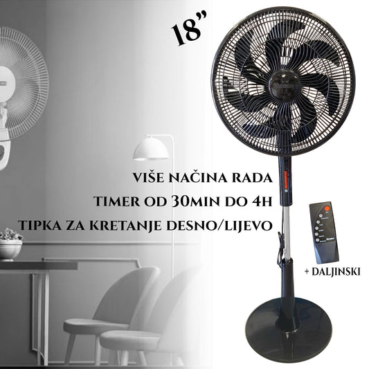 FAN 18 Premium z daljinskim upravljalnikom