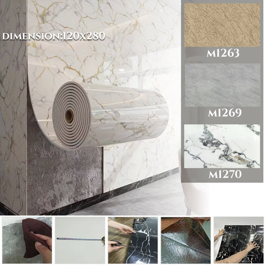 Samolepilna 3D PVC dekorativna folija 120x280cm